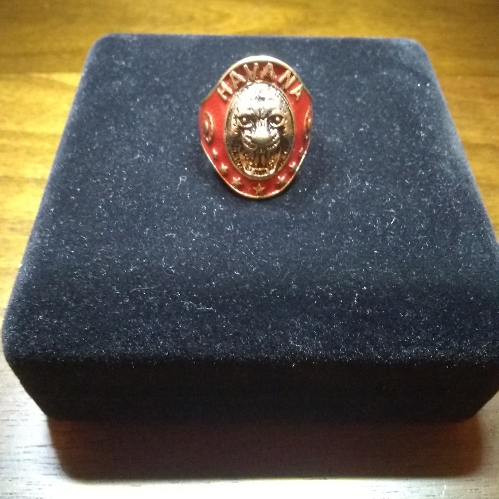 Vintage Havana Lion Cigar Band Ring